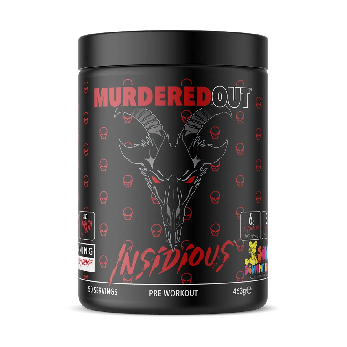 Murdered Out Insidious 463g Sour Scummy Bear